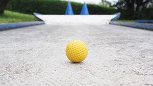 Minigolfanlage beim Seebad Mörbisch