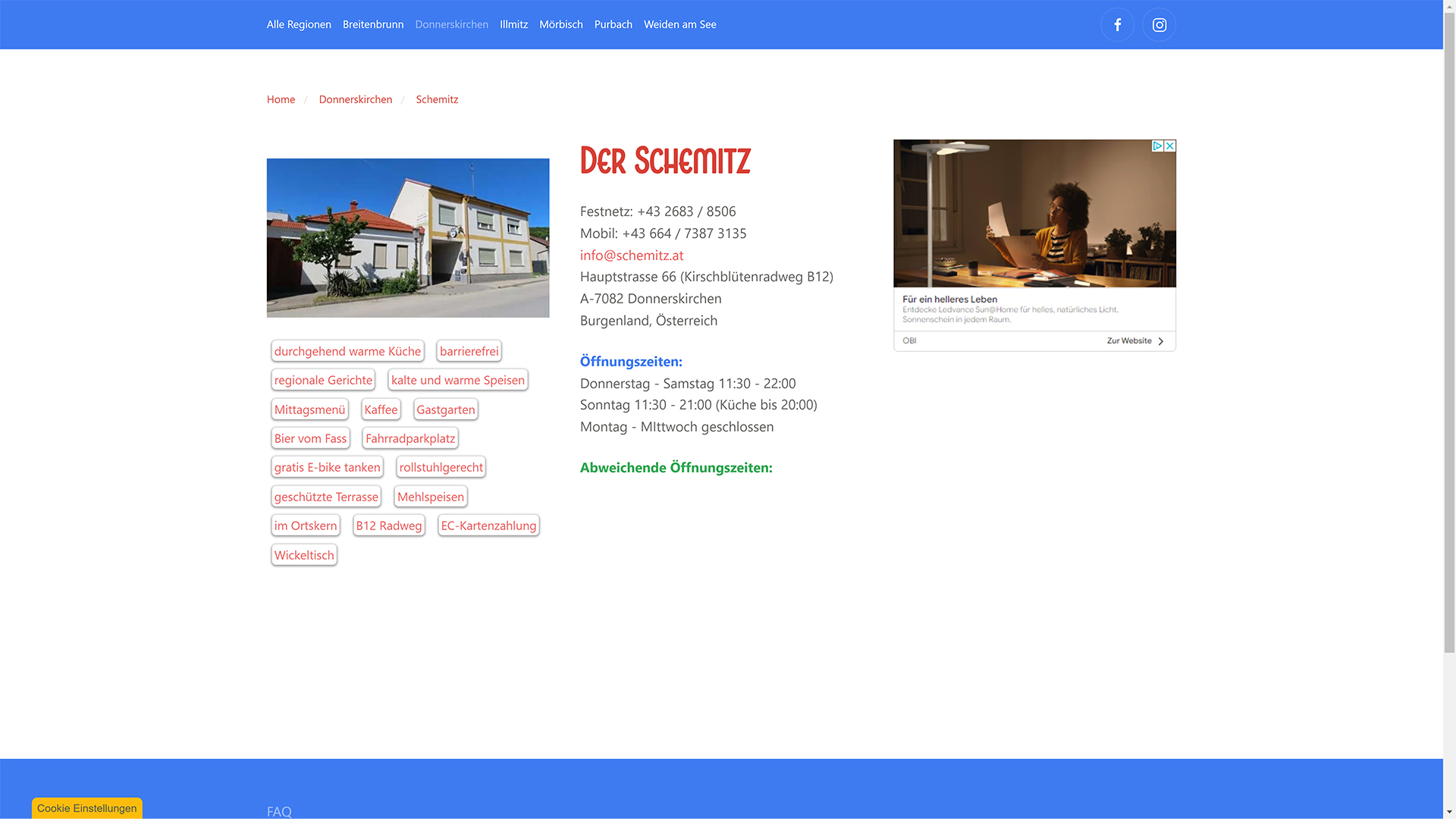 GastroMaps Lokaleintrag Free