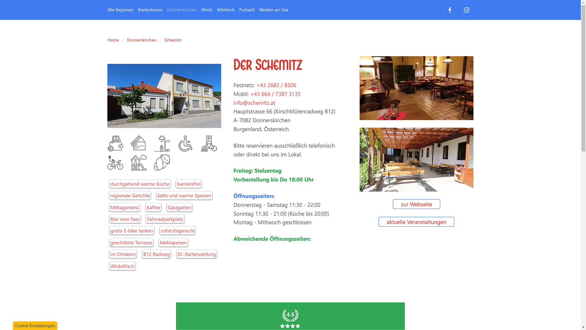 GastroMaps Lokaleintrag Premium