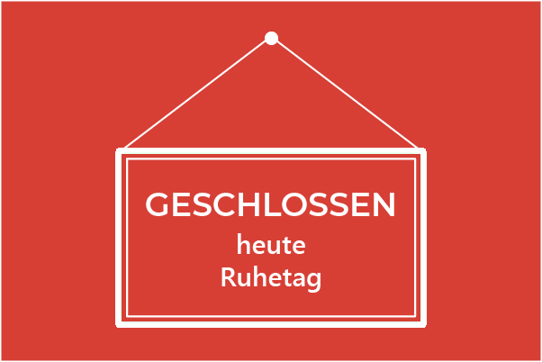 Schild geschlossen