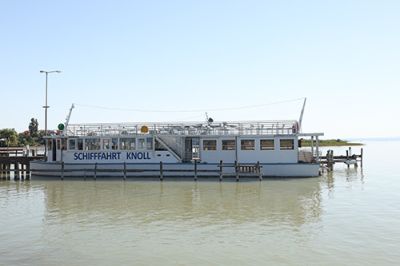Schifffahrtslinie in Podersdorf